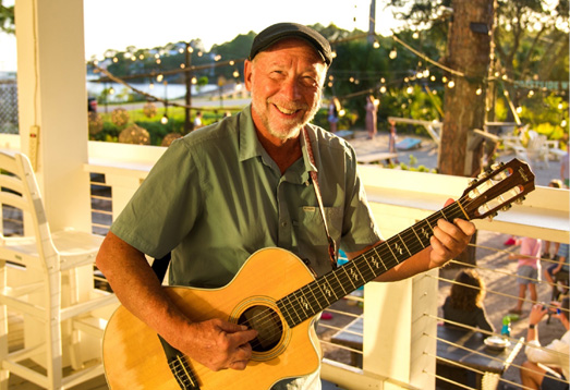 Russ Whitten playing Guitar
